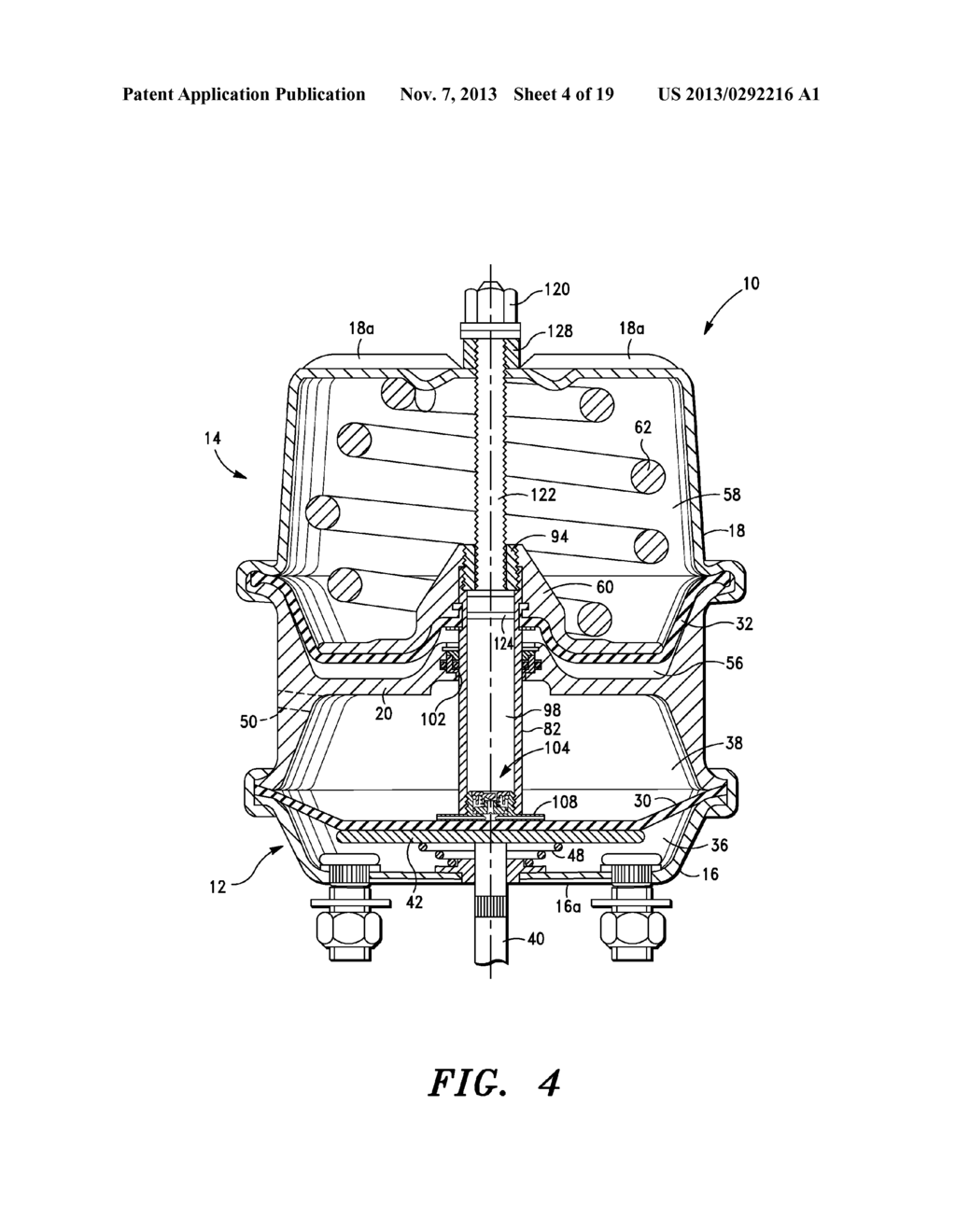 Pneumatic Brake Actuator with Flow Insensitive Two Way Control Valve - diagram, schematic, and image 05