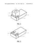 Tissue box holder mountable on the console box of a vehicle diagram and image