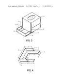 Tissue box holder mountable on the console box of a vehicle diagram and image