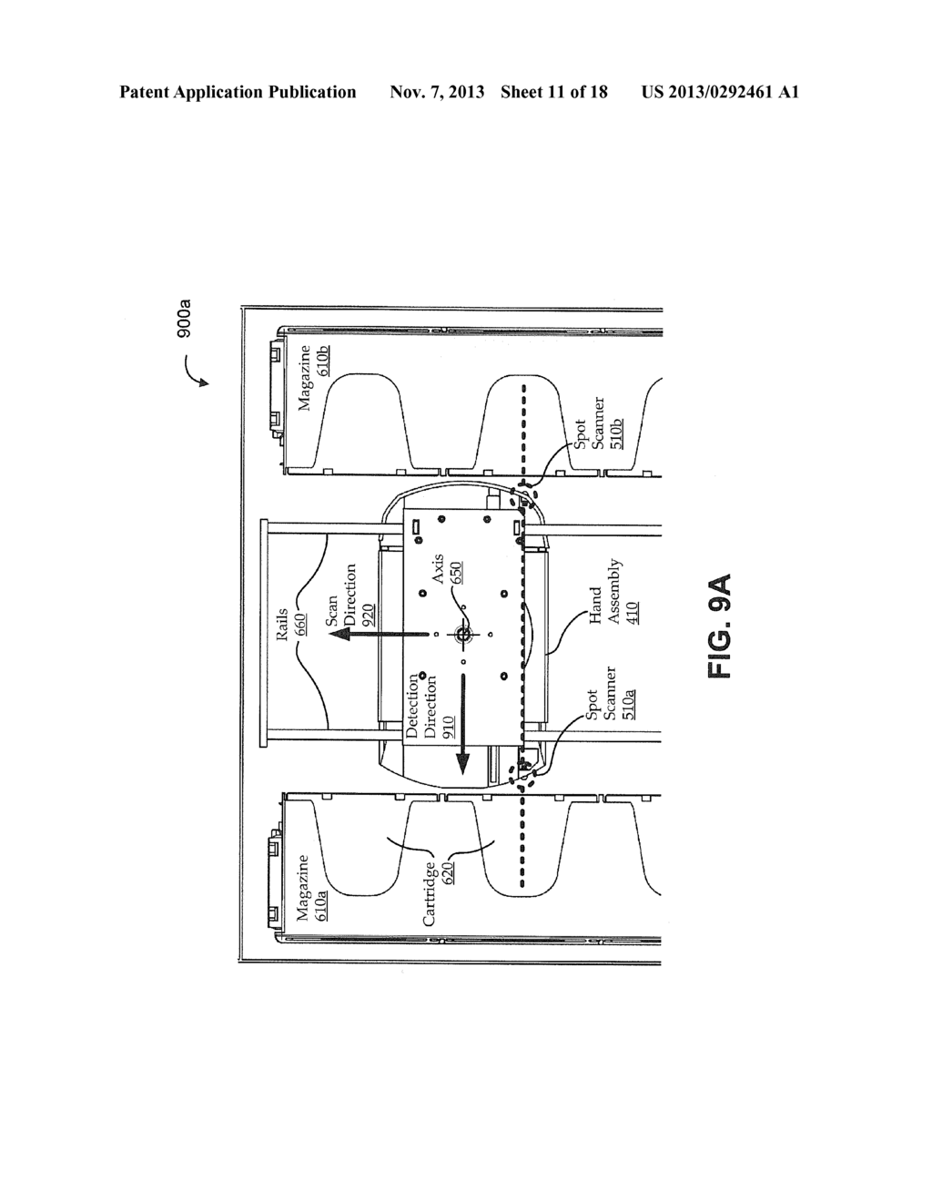 TANDEM SPOT SCANNING FOR A STORAGE LIBRARY - diagram, schematic, and image 12