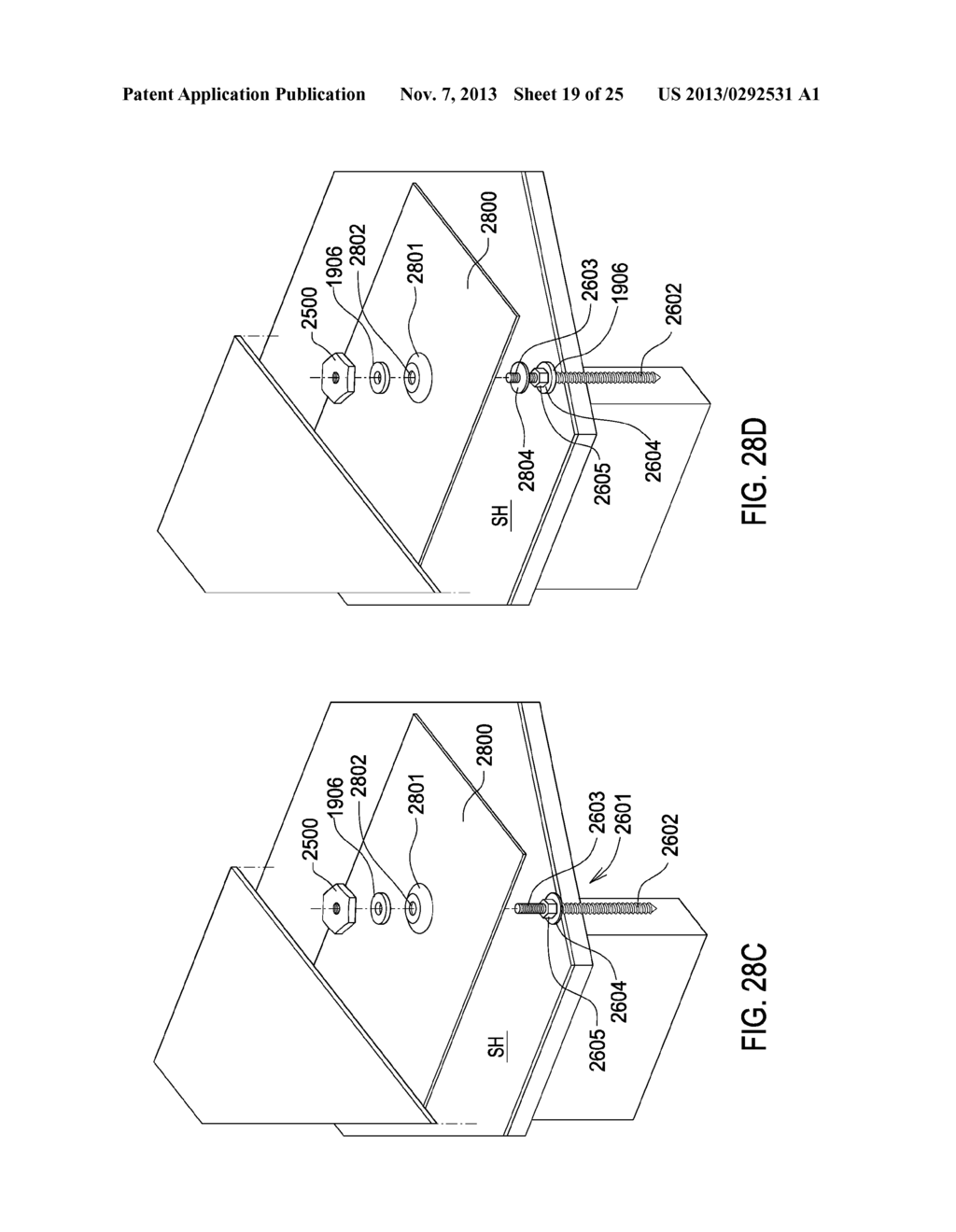 Roof mount sealing assembly - diagram, schematic, and image 20