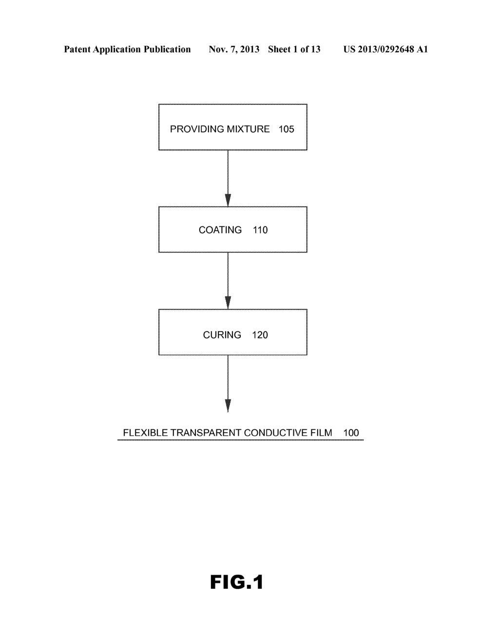 FLEXIBLE TRANSPARENT CONDUCTIVE FILM, LED FLEXIBLE TRANSPARENT DISPLAY     STRUCTURE USING THE FILM, AND METHOD FOR FORMING THE DISPLAY STRUCTURE - diagram, schematic, and image 02