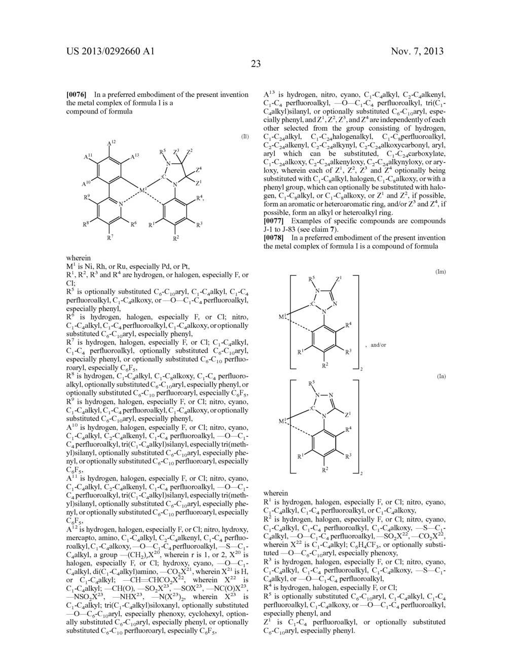 ELECTROLUMINESCENT METAL COMPLEXES WITH NUCLEOPHILIC CARBENE LIGANDS - diagram, schematic, and image 24