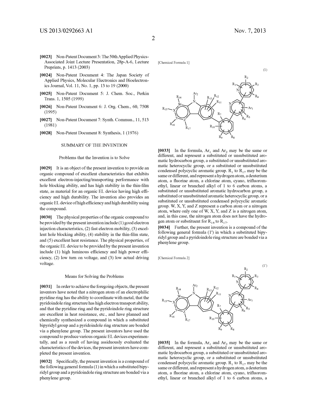 COMPOUND HAVING SUBSTITUTED BIPYRIDYL GROUP AND PYRIDOINODOLE RING     STRUCTURE, AND ORGANIC ELECTROLUMINESCENT DEVICE - diagram, schematic, and image 05