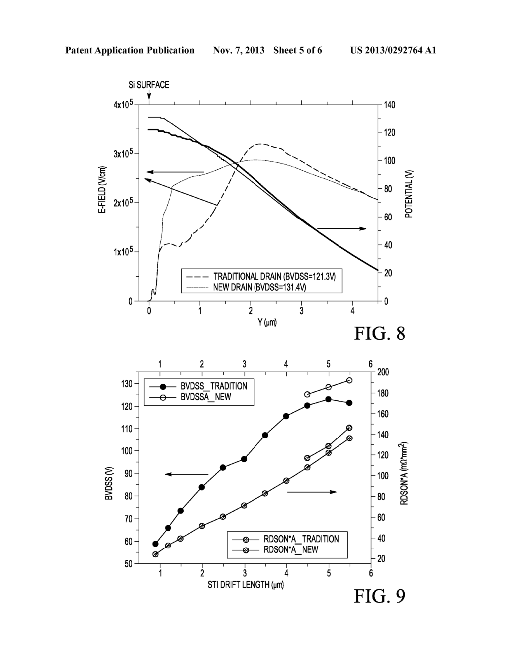 Semiconductor Device with Drain-End Drift Diminution - diagram, schematic, and image 06