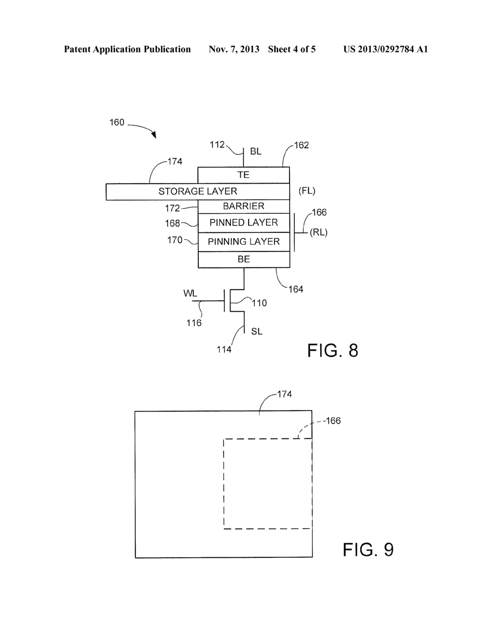 Magnetic Memory Element with Multi-Domain Storage Layer - diagram, schematic, and image 05