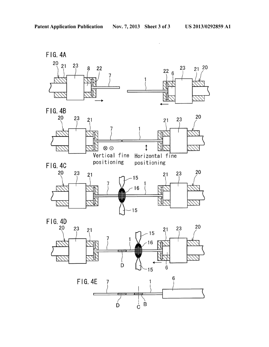 OPTICAL FIBER END PROCESSING METHOD AND OPTICAL FIBER END PROCESSING     APPARATUS - diagram, schematic, and image 04