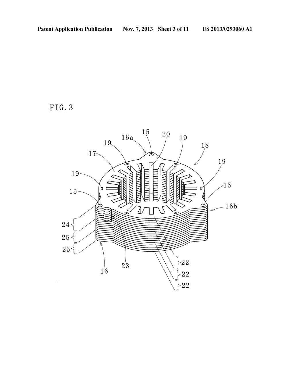 METHOD OF MANUFACTURING LAMINATED STATOR CORE AND LAMINATED STATOR CORE     MANUFACTURED BY THE METHOD - diagram, schematic, and image 04