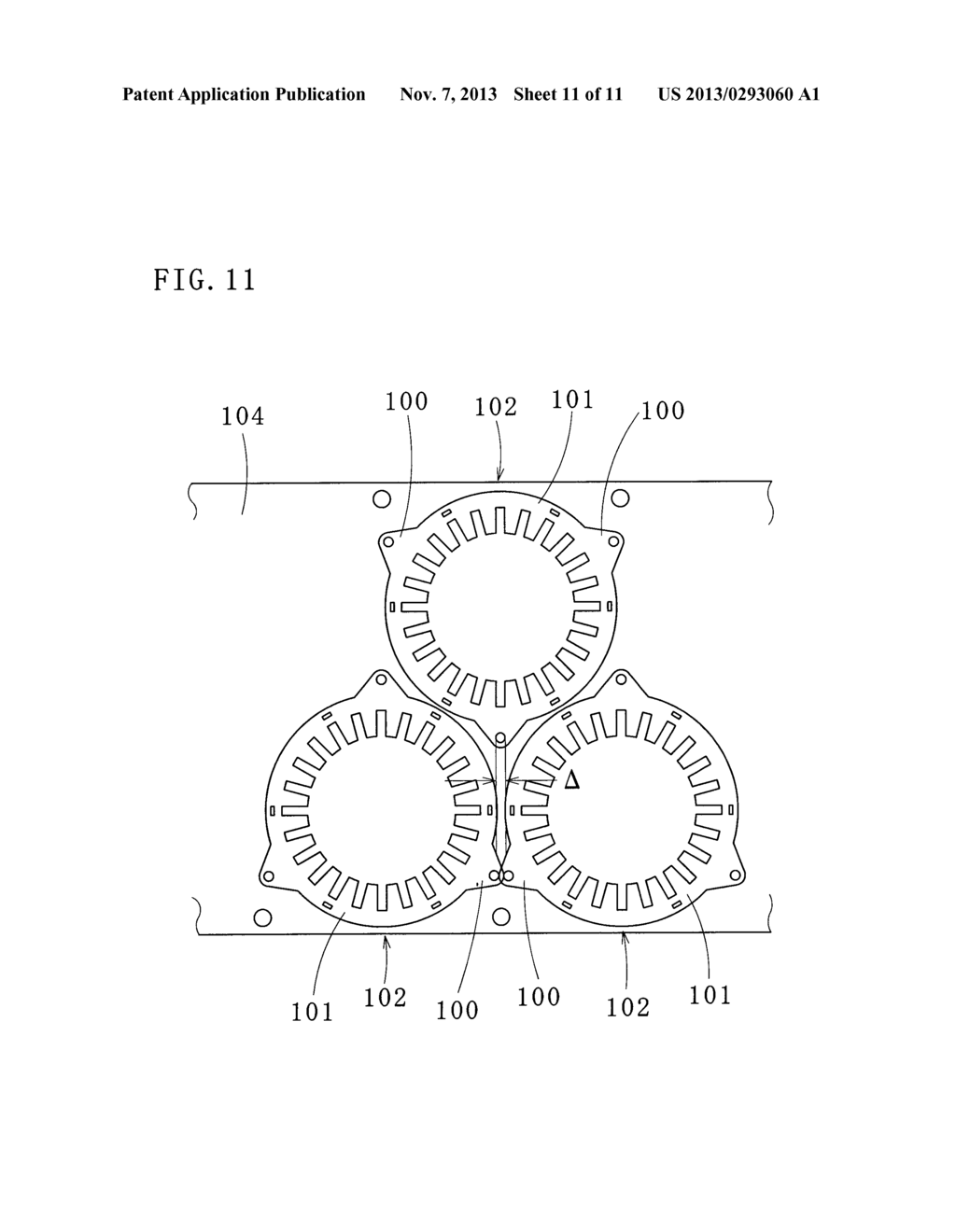 METHOD OF MANUFACTURING LAMINATED STATOR CORE AND LAMINATED STATOR CORE     MANUFACTURED BY THE METHOD - diagram, schematic, and image 12