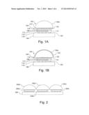 BONDING AN OPTICAL ELEMENT TO A LIGHT EMITTING DEVICE diagram and image