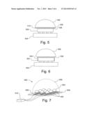 BONDING AN OPTICAL ELEMENT TO A LIGHT EMITTING DEVICE diagram and image