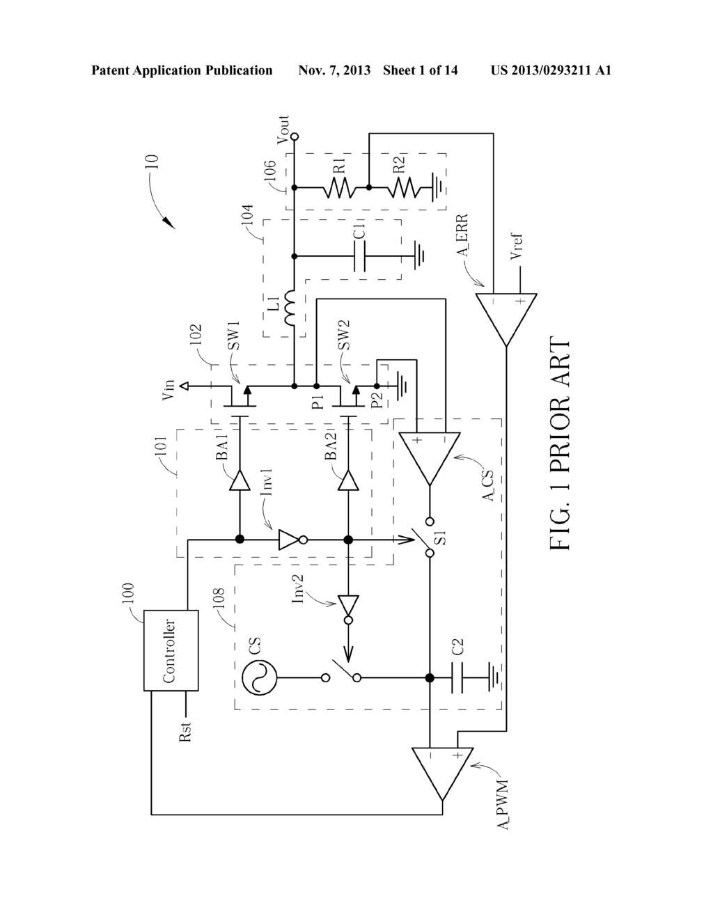 Method and Apparatus for All Duty Current Sensing in Current Mode     Converter - diagram, schematic, and image 02