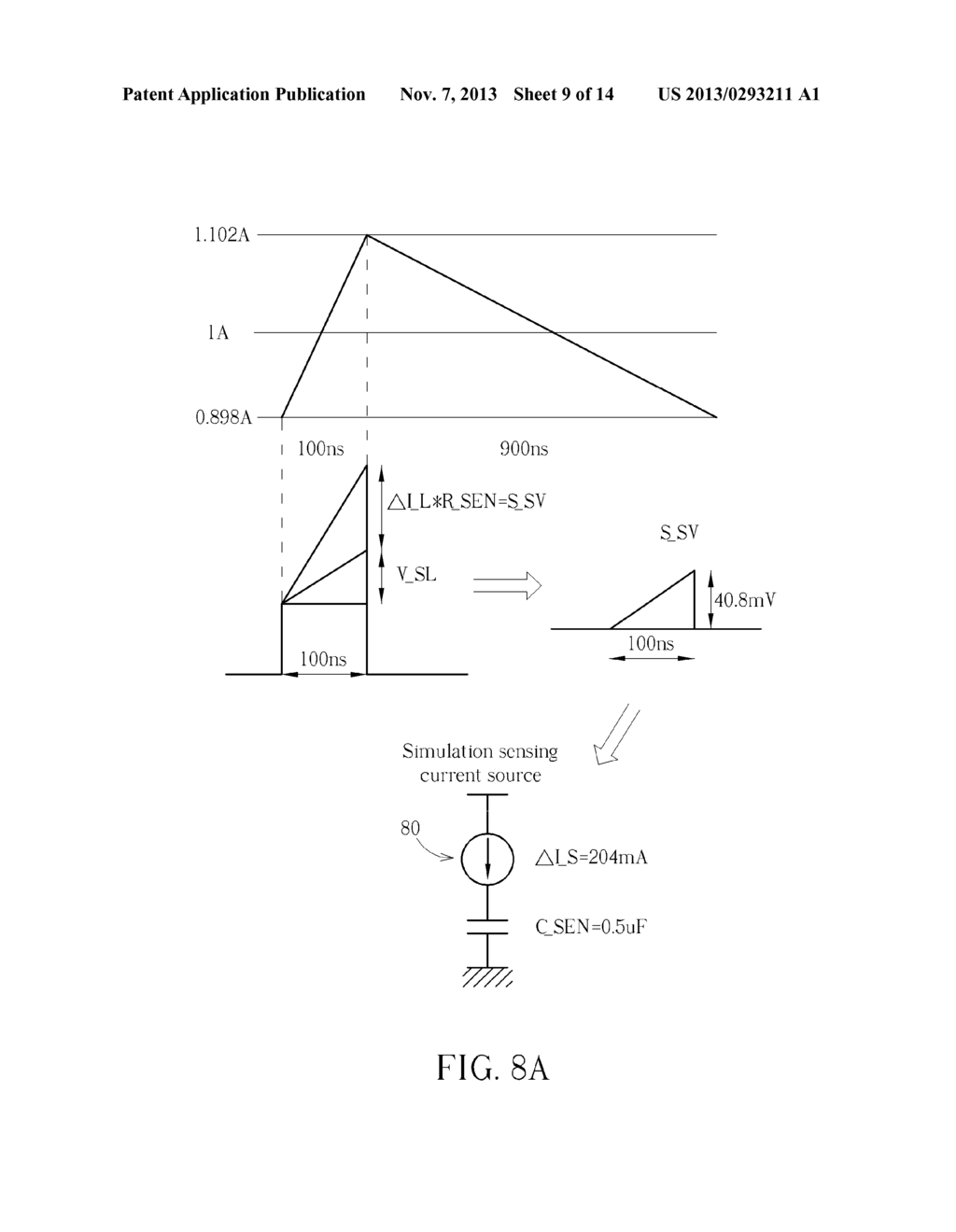 Method and Apparatus for All Duty Current Sensing in Current Mode     Converter - diagram, schematic, and image 10