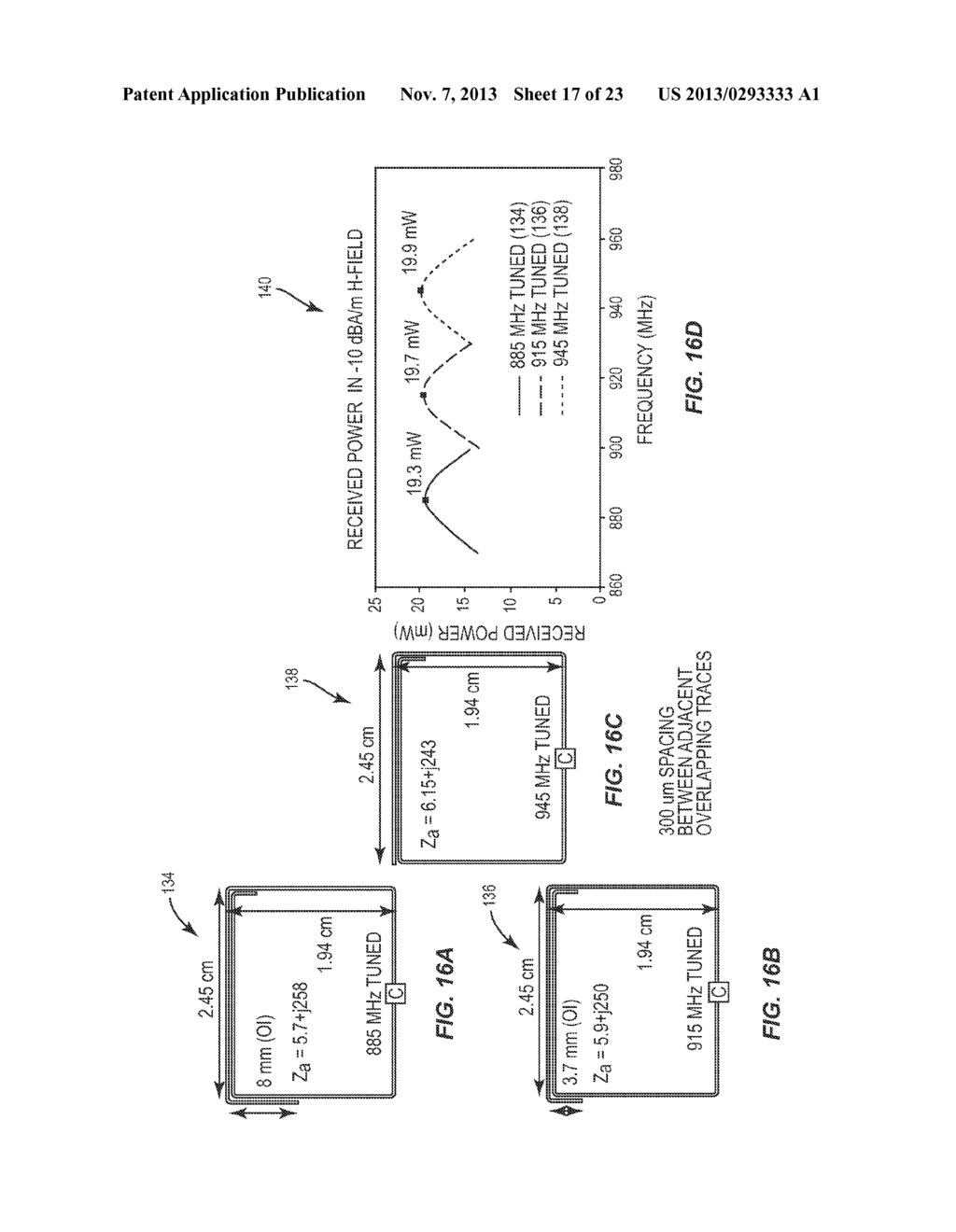 DISCONTINUOUS LOOP ANTENNAS SUITABLE FOR RADIO-FREQUENCY IDENTIFICATION     (RFID) TAGS, AND RELATED COMPONENTS, SYSTEMS, AND METHODS - diagram, schematic, and image 18