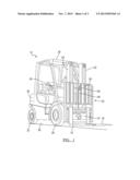 Laser-Projected Forklift Pallet Insertion Limit Indicator diagram and image