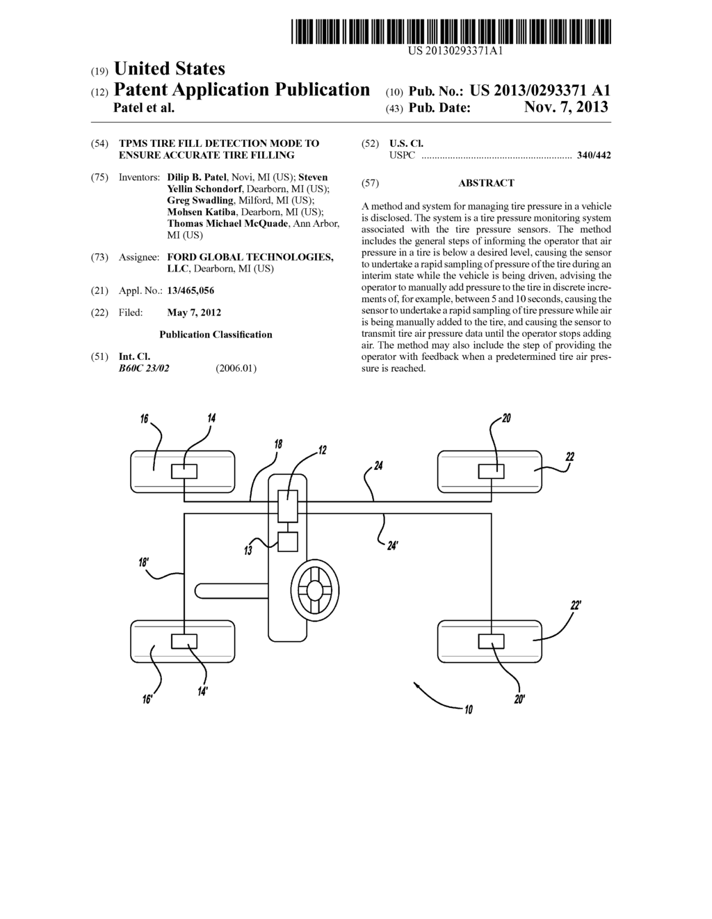 TPMS TIRE FILL DETECTION MODE TO ENSURE ACCURATE TIRE FILLING - diagram, schematic, and image 01