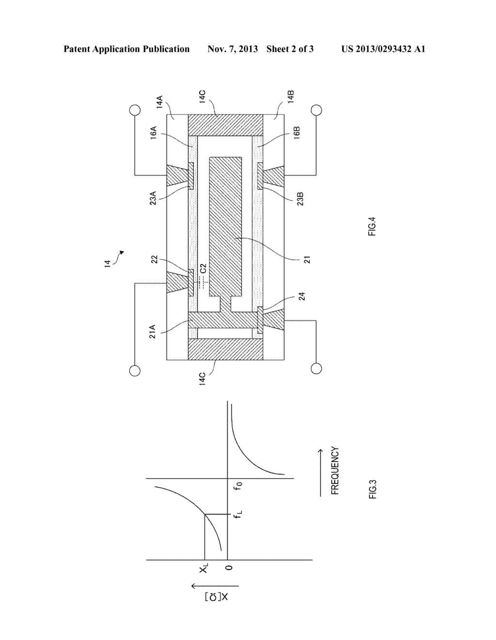 MEMS MODULE, VARIABLE REACTANCE CIRCUIT AND ANTENNA DEVICE - diagram, schematic, and image 03