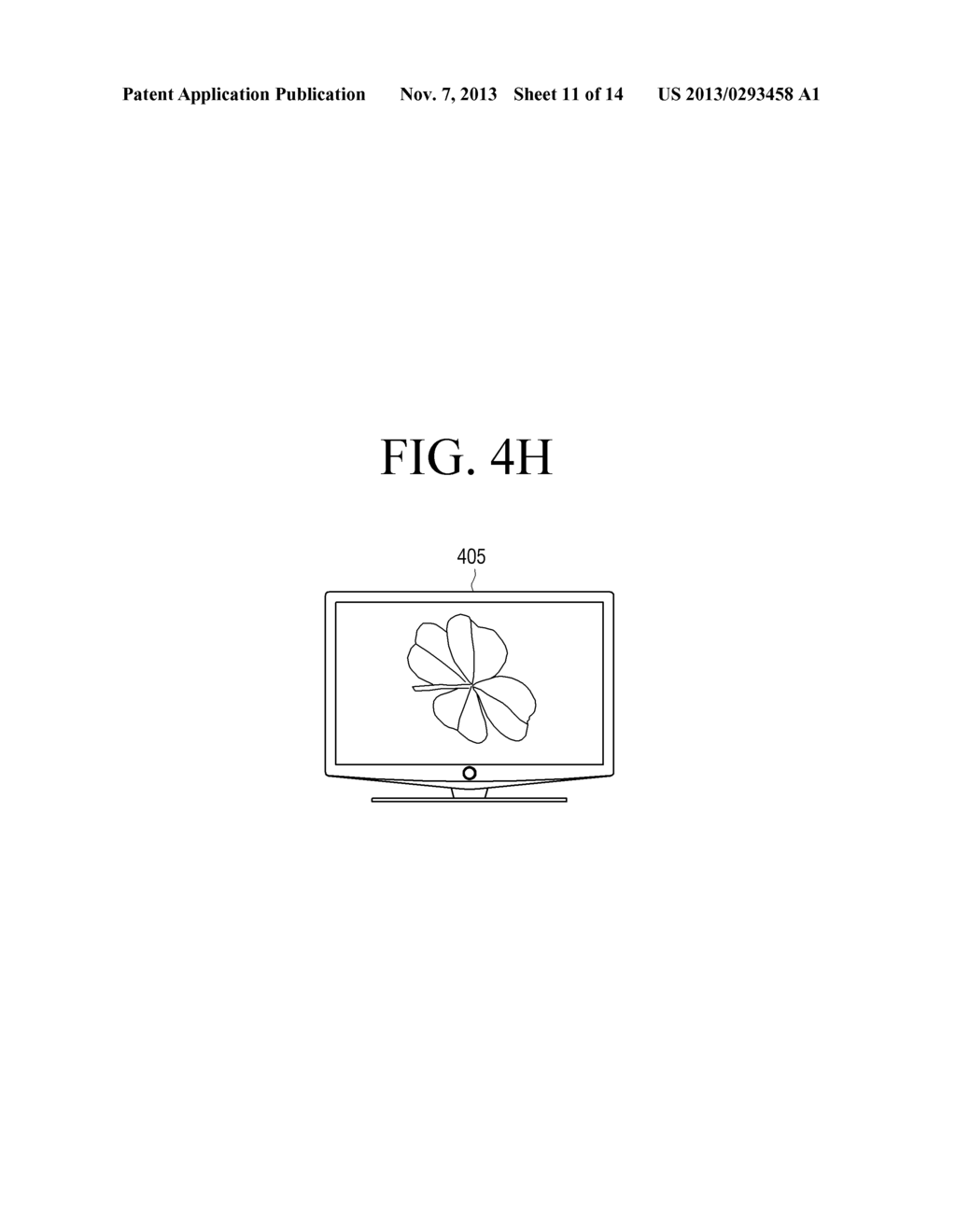 METHOD FOR CONTROLLING A DISPLAY APPARATUS USING A CAMERA BASED DEVICE AND     MOBILE DEVICE, DISPLAY APPARATUS, AND SYSTEM THEREOF - diagram, schematic, and image 12