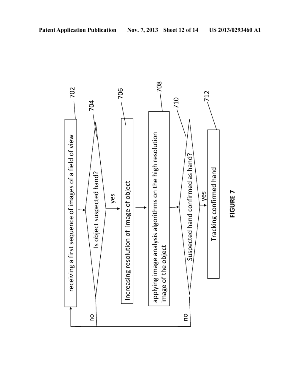 COMPUTER VISION BASED CONTROL OF AN ICON ON A DISPLAY - diagram, schematic, and image 13