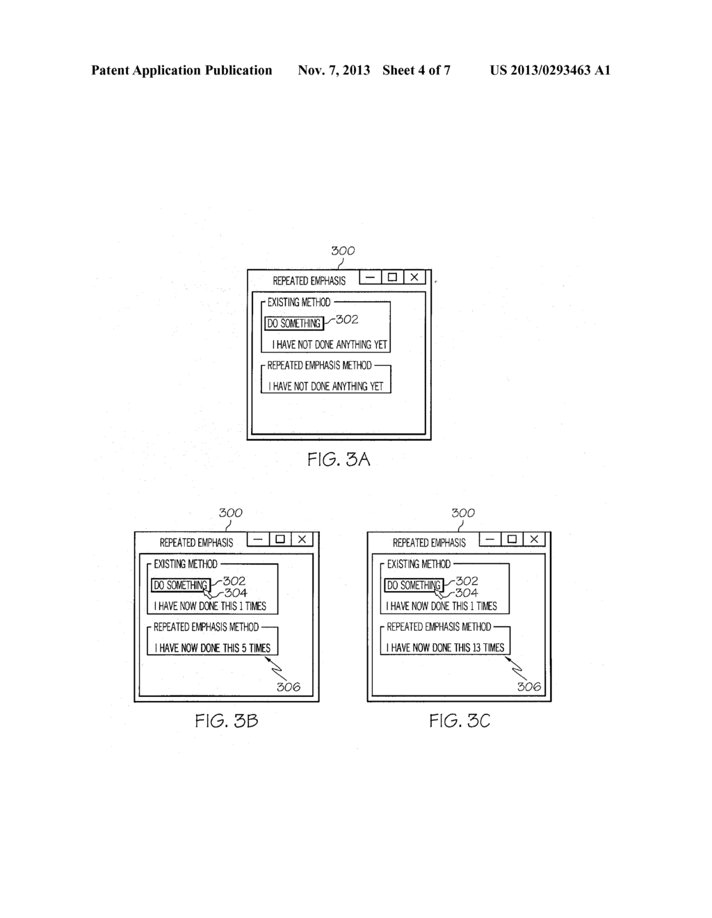 REPEATED EMPHASIS OF A USER INTERFACE COMPONENT - diagram, schematic, and image 05