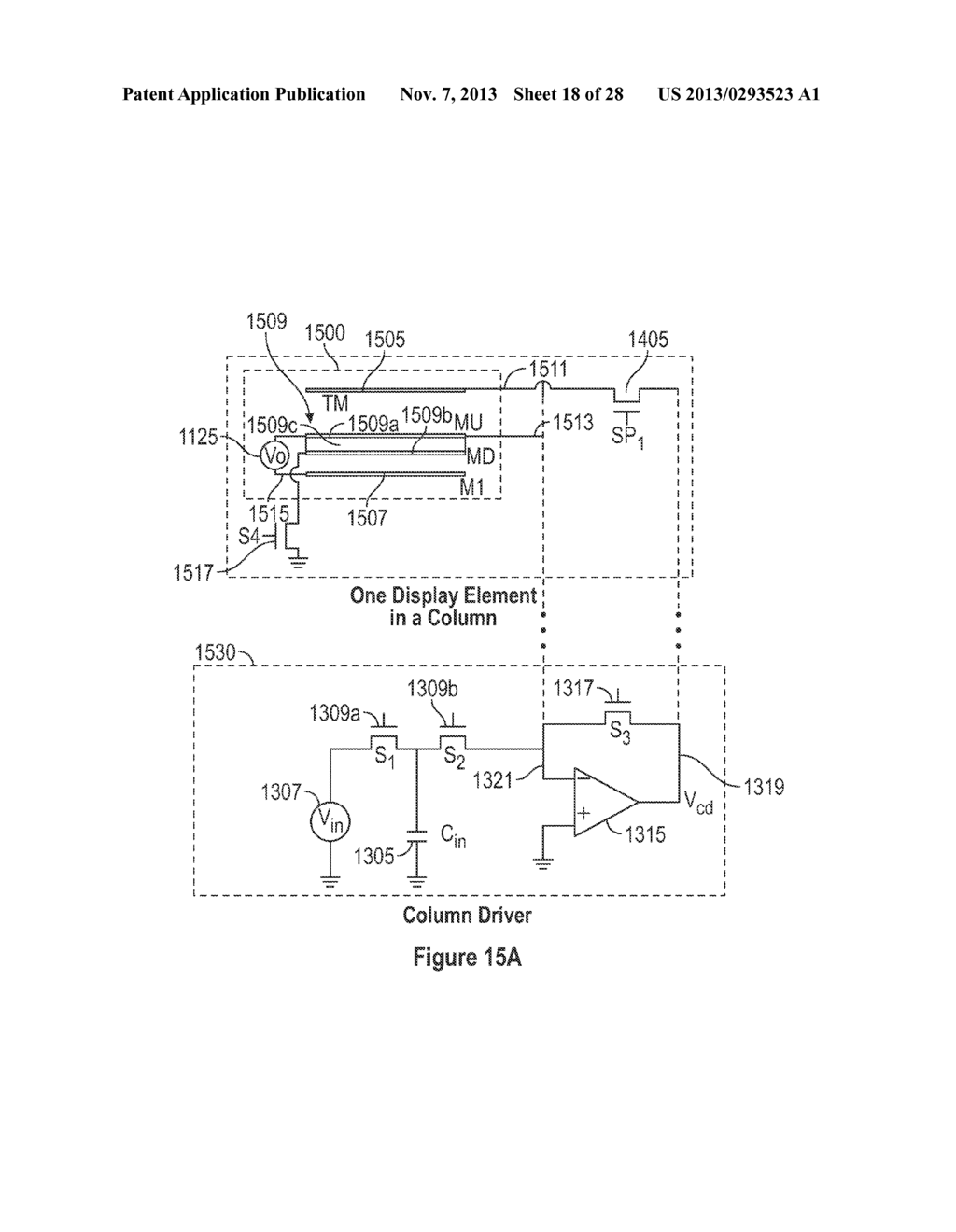 VOLTAGE BIASED PULL ANALOG INTERFEROMETRIC MODULATOR WITH CHARGE INJECTION     CONTROL - diagram, schematic, and image 19