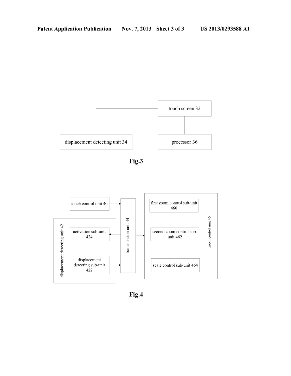 METHOD AND DEVICE FOR CONTROLLING ZOOMING OF INTERFACE CONTENT OF TERMINAL - diagram, schematic, and image 04