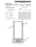 MOBILE TERMINAL COMPRISING A GRAPHICAL USER INTERFACE diagram and image