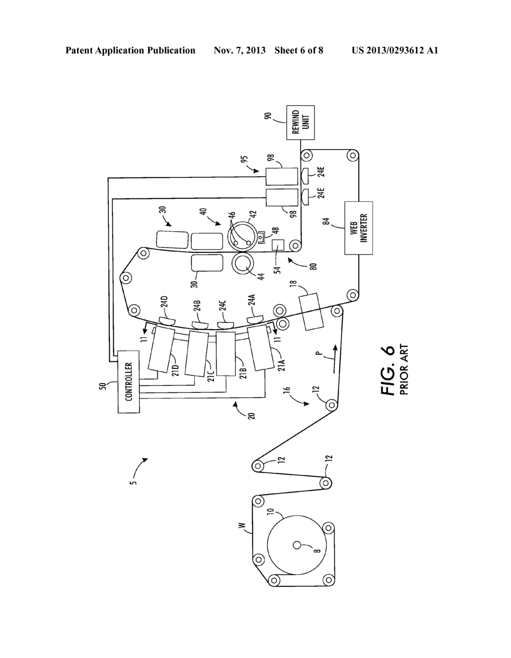 Method and System for Aligning Printheads that Eject Clear Ink in an     Inkjet Printer - diagram, schematic, and image 07