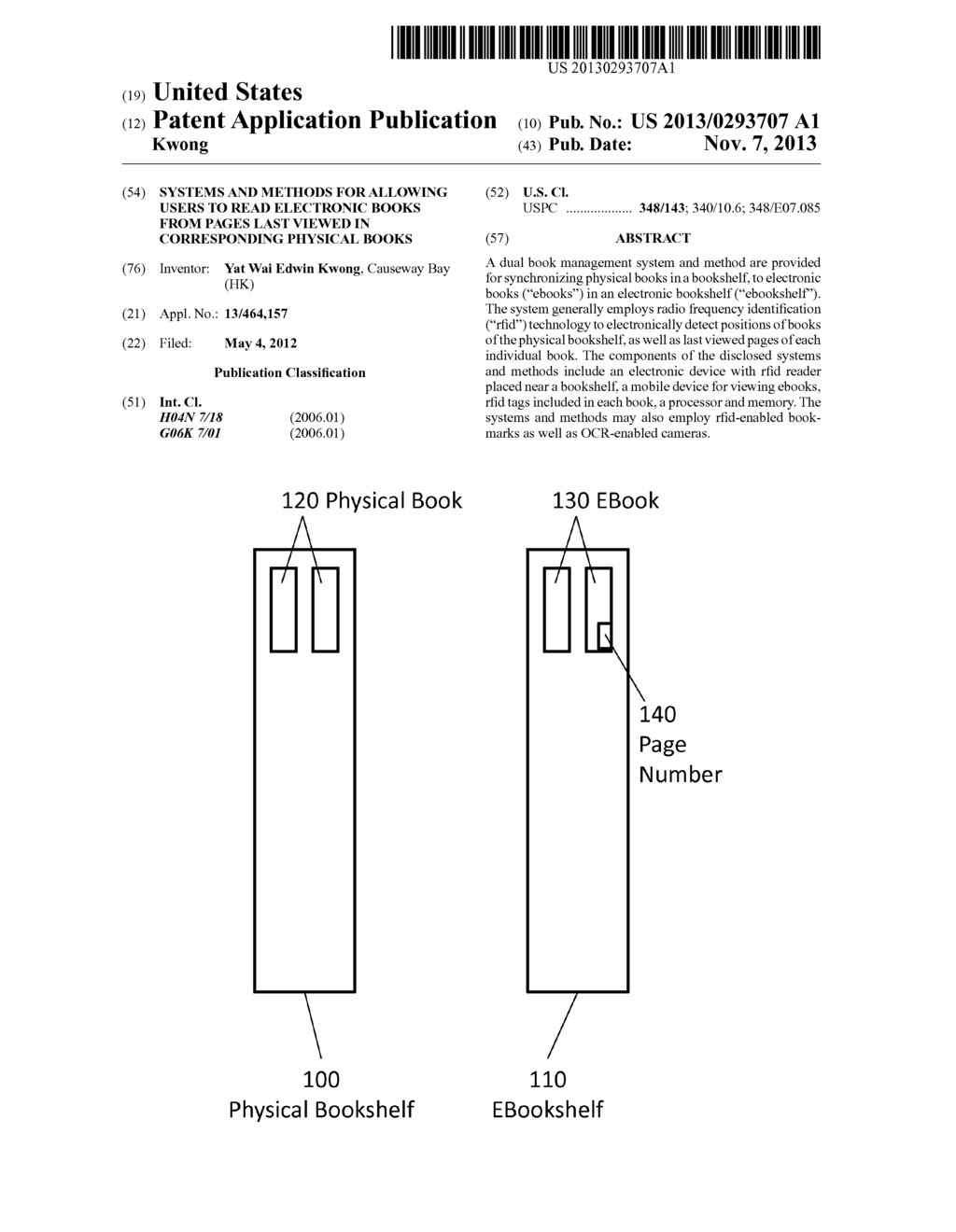 SYSTEMS AND METHODS FOR ALLOWING USERS TO READ ELECTRONIC BOOKS FROM PAGES     LAST VIEWED IN CORRESPONDING PHYSICAL BOOKS - diagram, schematic, and image 01