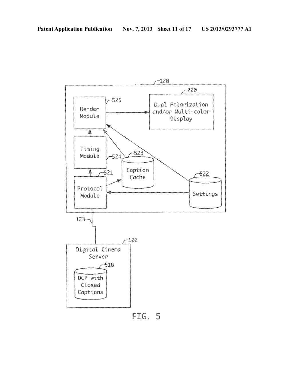 SYSTEM AND METHOD FOR DISPLAYING CAPTIONS - diagram, schematic, and image 12