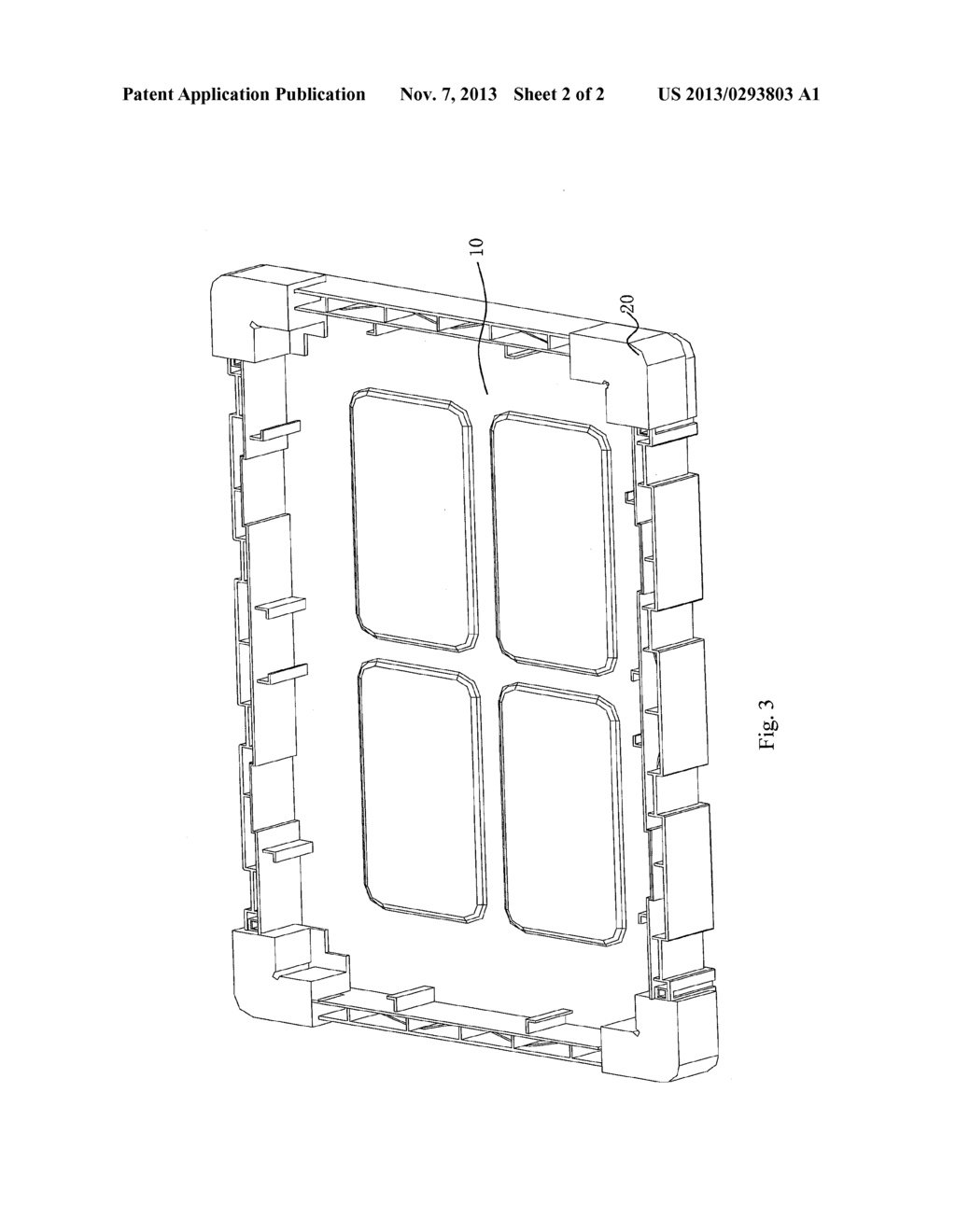 BUFFERING STOP STRUCTURE AND CORRESPONDING PACKING CASE - diagram, schematic, and image 03