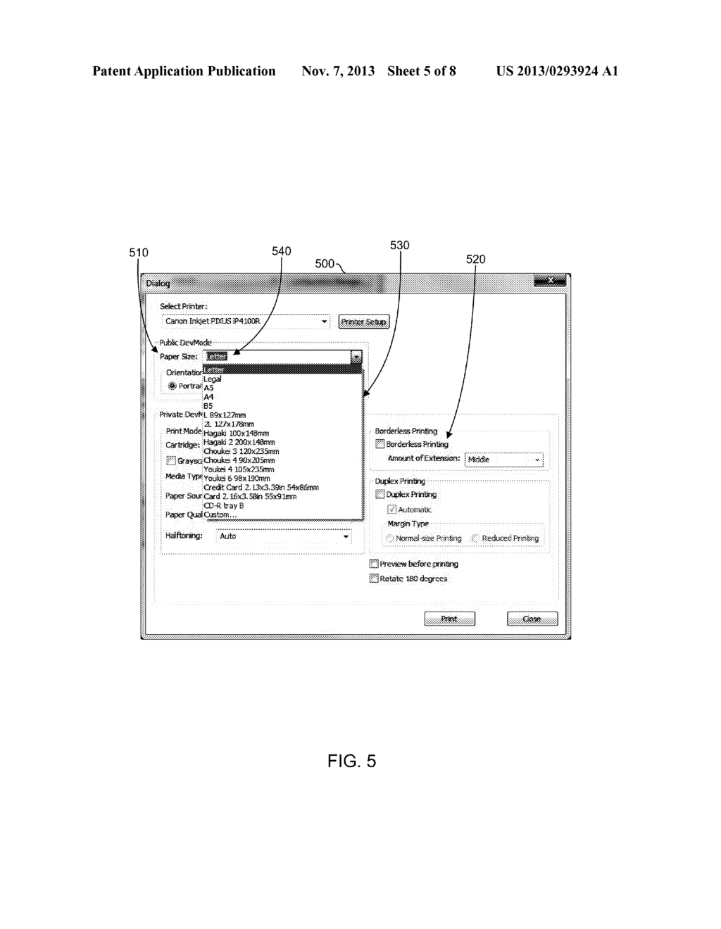 SYSTEMS AND METHODS FOR EMBEDDING CONSTRAINT LOGIC OF PRINT SETTINGS IN     PRINT CAPABILITIES - diagram, schematic, and image 06