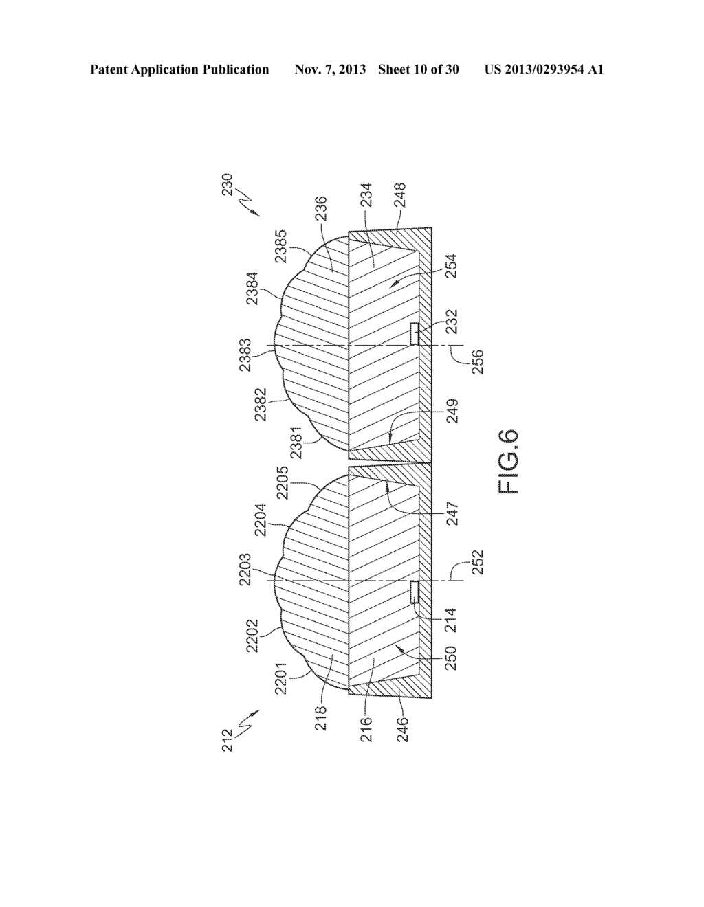 LIGHT EMITTING DIODE PACKAGING STRUCTURE AND LIGHT EMITTING DIODE     STEREOSCOPIC DISPLAY DEVICE - diagram, schematic, and image 11