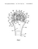 LAMP WITH LIGHT EMITTING ELEMENTS SURROUNDING ACTIVE COOLING DEVICE diagram and image