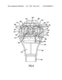 LAMP WITH LIGHT EMITTING ELEMENTS SURROUNDING ACTIVE COOLING DEVICE diagram and image