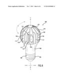 LAMP WITH LIGHT EMITTING ELEMENTS SURROUNDING ACTIVE COOLING DEVICE diagram and image