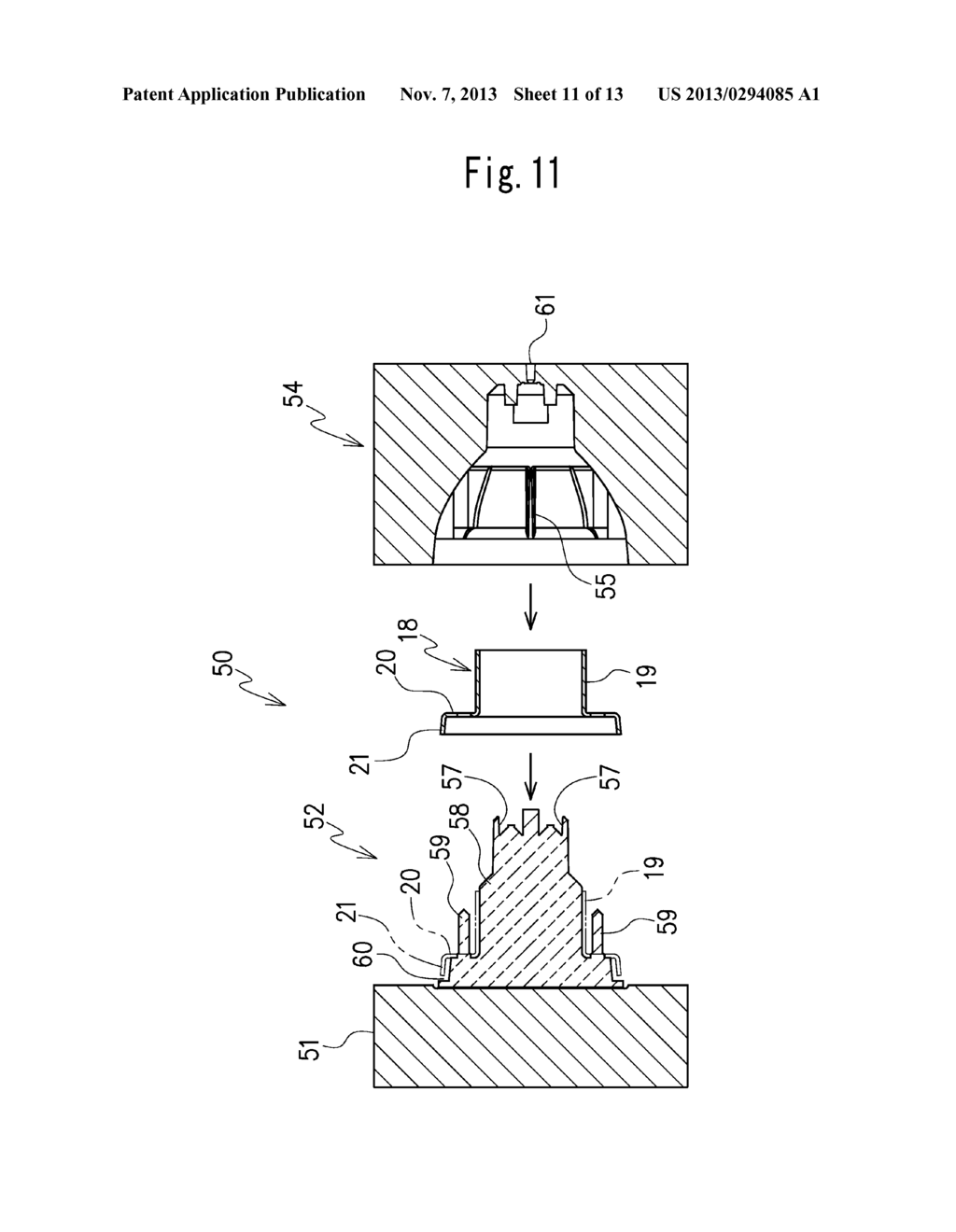 LIGHTING DEVICE AND METHOD MANUFACTURING HOLDER OF LIGHTING DEVICE - diagram, schematic, and image 12