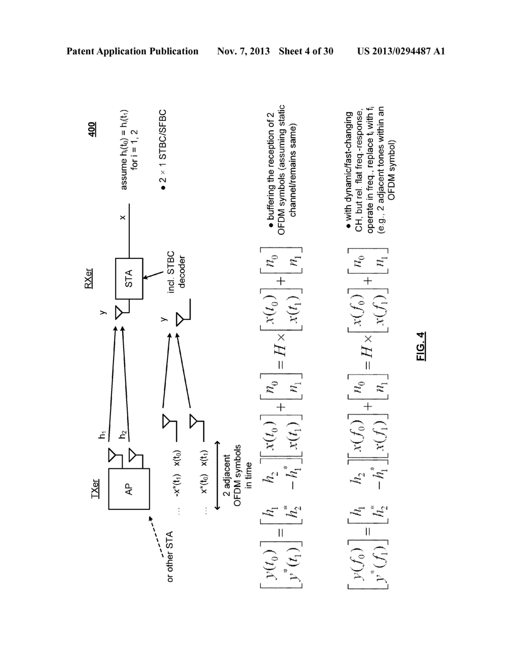 WIRELESS COMMUNICATION DEVICE WITH CONFIGURABLE SPATIAL TIME-FREQUENCY     CODING AND METHODS FOR USE THEREWITH - diagram, schematic, and image 05