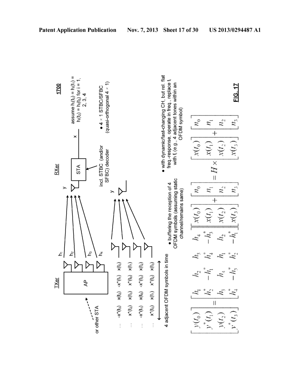 WIRELESS COMMUNICATION DEVICE WITH CONFIGURABLE SPATIAL TIME-FREQUENCY     CODING AND METHODS FOR USE THEREWITH - diagram, schematic, and image 18