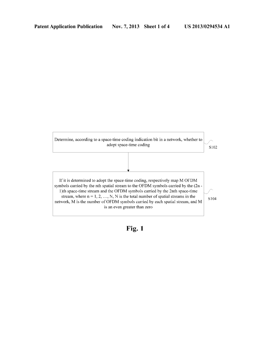 Method and Device for Mapping Spatial Stream to Space Time Stream, and     Method and Device for Transmitting Data - diagram, schematic, and image 02