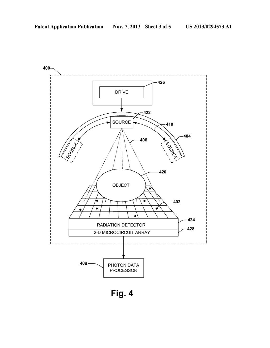 METHOD OF AND APPARATUS FOR CONTINUOUS WAVE TOMOSYNTHESIS USING PHOTON     COUNTING - diagram, schematic, and image 04