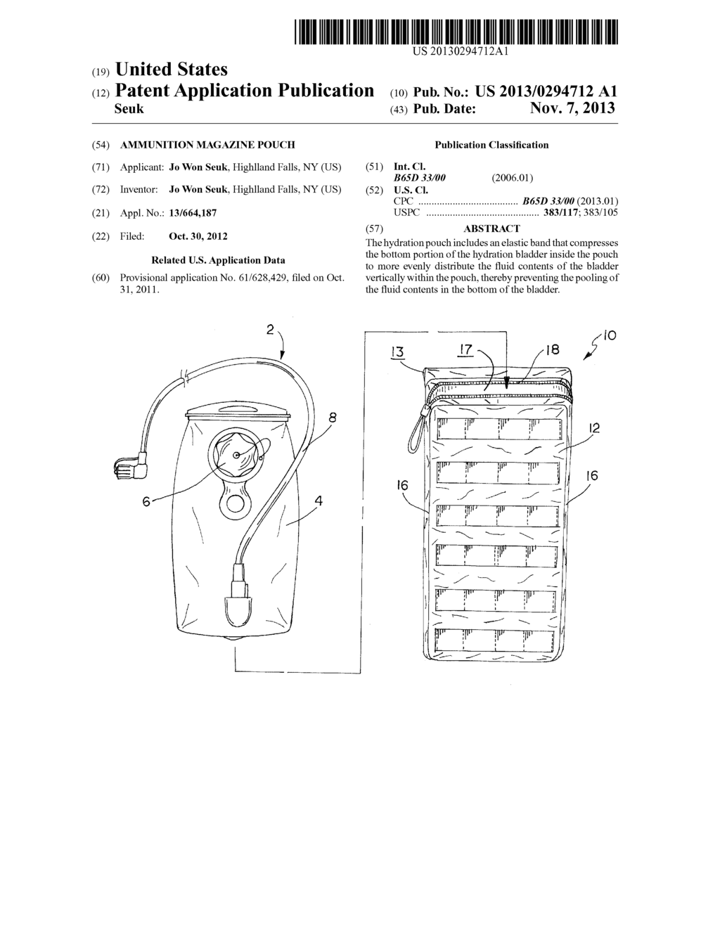 Ammunition magazine pouch - diagram, schematic, and image 01