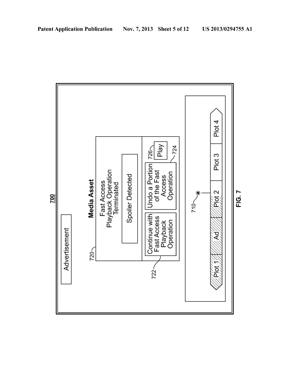 SYSTEMS AND METHODS FOR PREVENTING ACCESS TO A MEDIA ASSET SEGMENT DURING     A FAST-ACCESS PLAYBACK OPERATION - diagram, schematic, and image 06