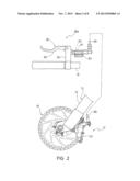 ONE PIECE HYDRAULIC DISC BRAKE CALIPER WITH ONE WAY PLUMBING diagram and image