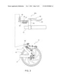 ONE PIECE HYDRAULIC DISC BRAKE CALIPER WITH ONE WAY PLUMBING diagram and image