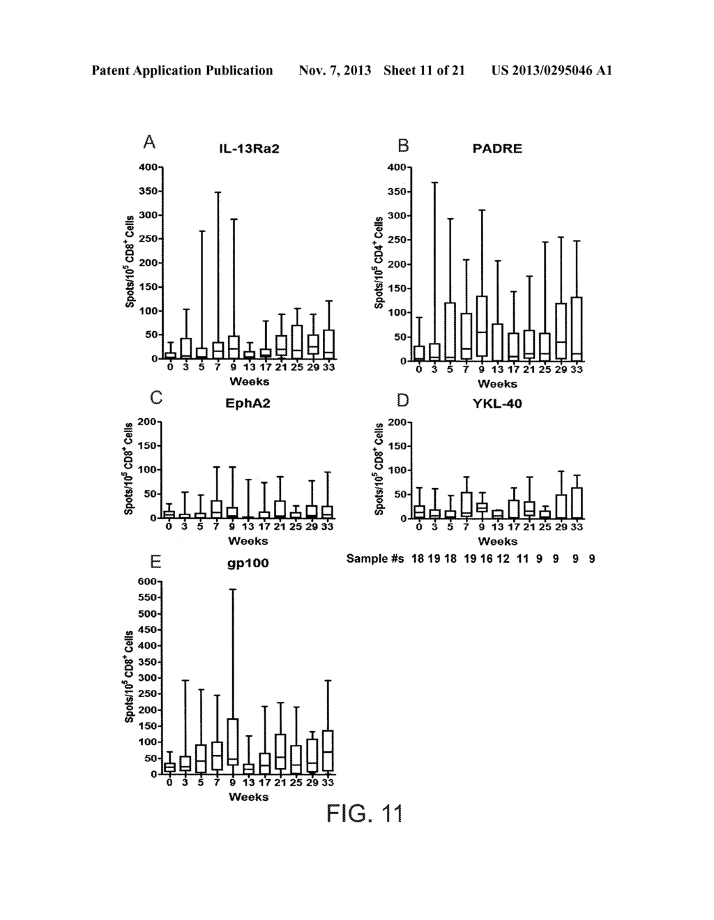 INTERLEUKIN-13 RECEPTOR ALPHA 2 PEPTIDE-BASED BRAIN CANCER VACCINES - diagram, schematic, and image 12