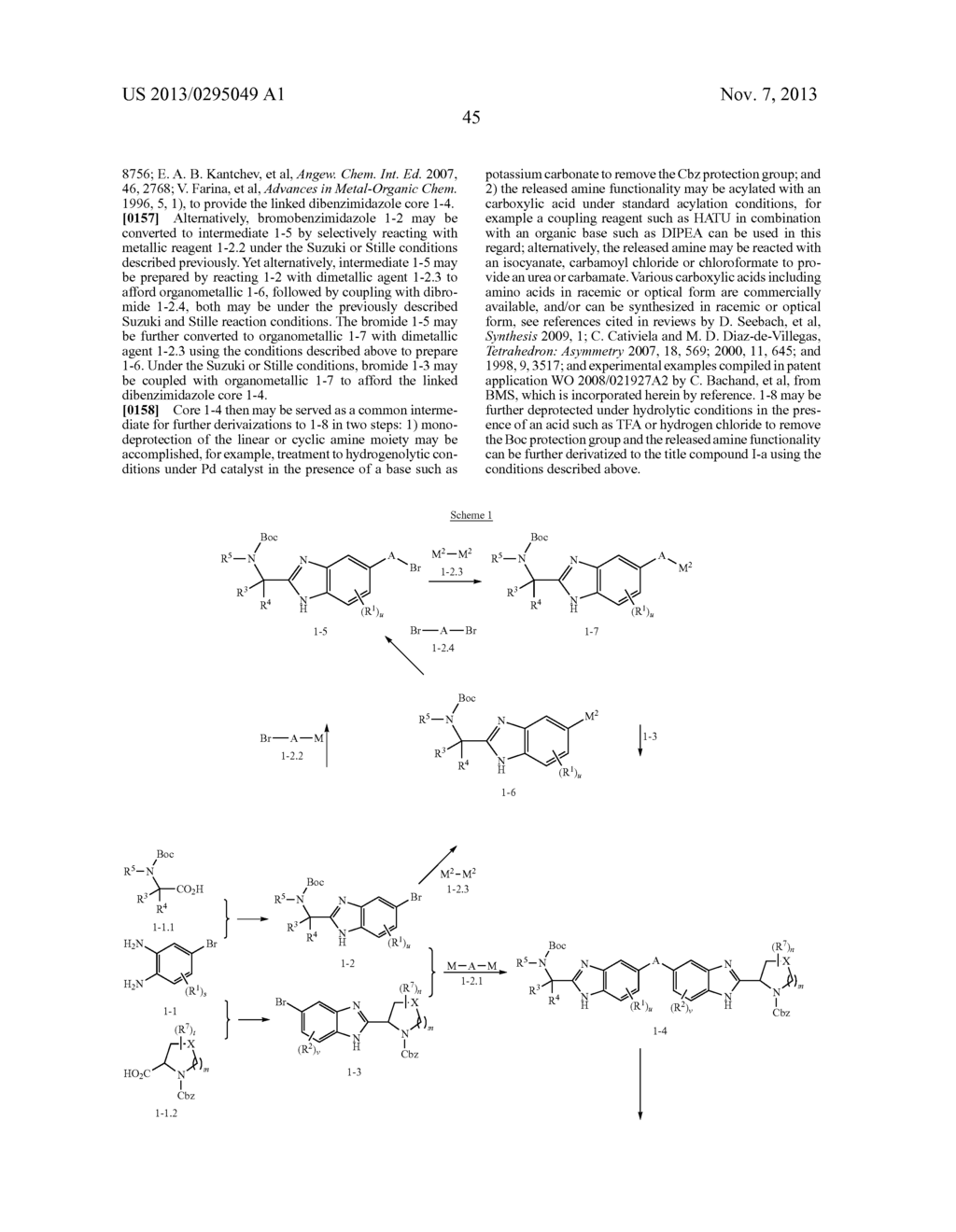 LINKED DIBENZIMIDAZOLE ANTIVIRALS - diagram, schematic, and image 46