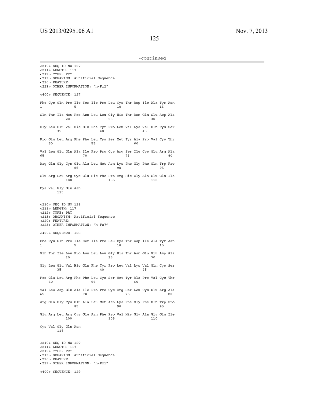 Frizzled-Binding Agents And Uses Thereof - diagram, schematic, and image 191