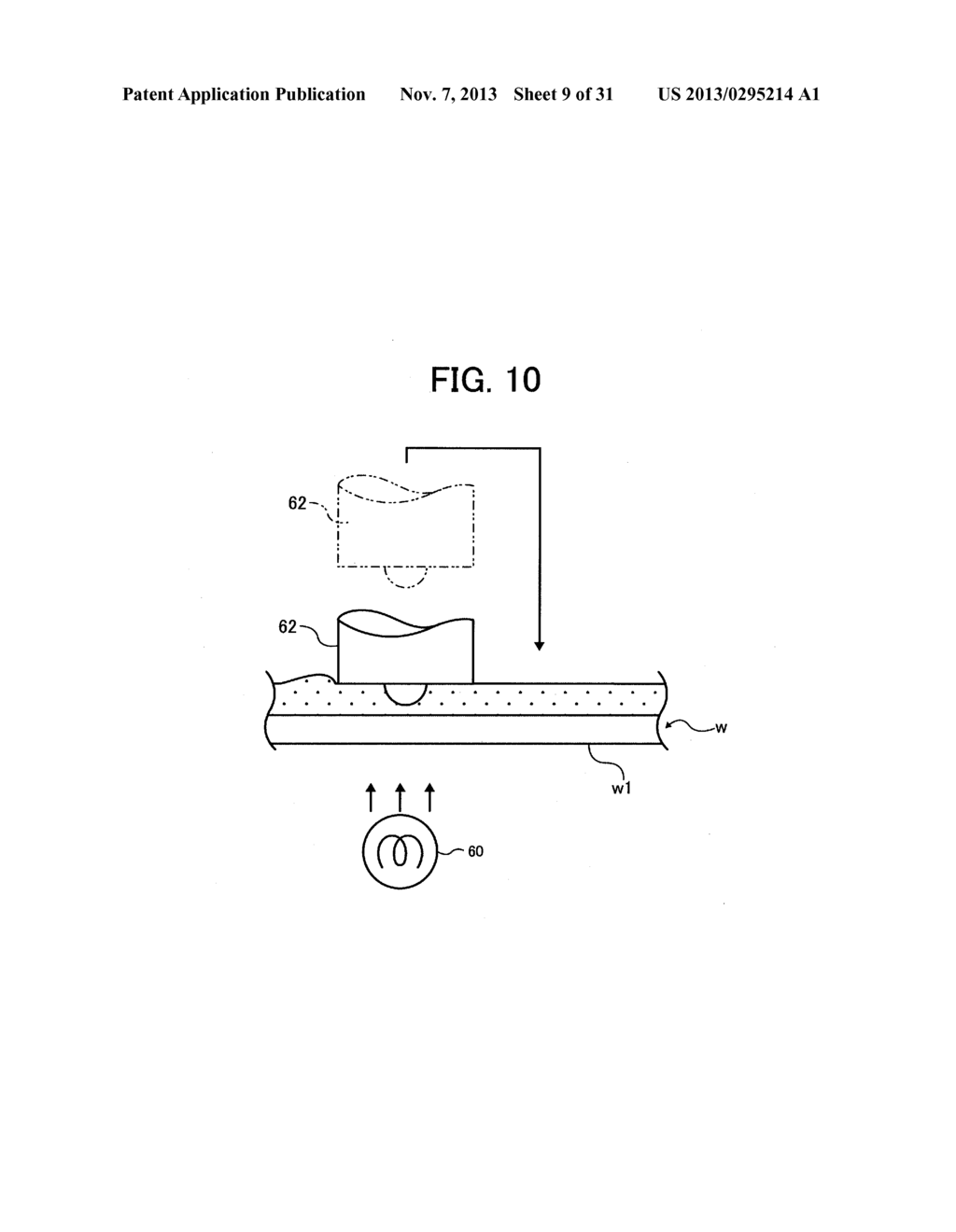 METHOD OF MOLDING, PROCESS FOR PRODUCING LENS, MOLDING APPARATUS, PROCESS     FOR PRODUCING STAMPER, MASTER PRODUCTION APPARATUS, STAMPER PRODUCTION     SYSTEM, AND STAMPER PRODUCTION APPARATUS - diagram, schematic, and image 10