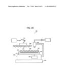 METHOD OF MOLDING, PROCESS FOR PRODUCING LENS, MOLDING APPARATUS, PROCESS     FOR PRODUCING STAMPER, MASTER PRODUCTION APPARATUS, STAMPER PRODUCTION     SYSTEM, AND STAMPER PRODUCTION APPARATUS diagram and image